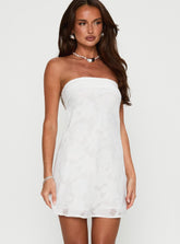 Phillipa Mini Dress White Floral